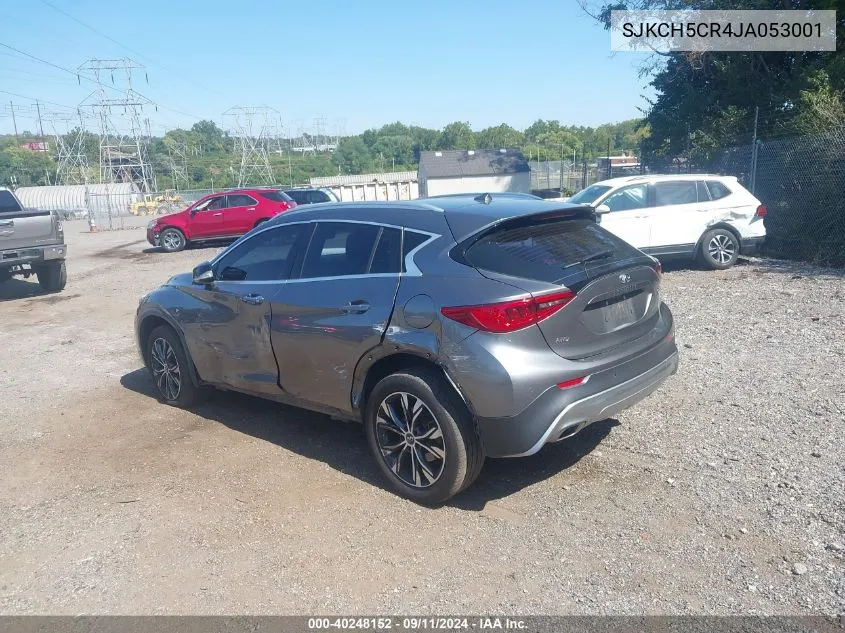 2018 Infiniti Qx30 Premium VIN: SJKCH5CR4JA053001 Lot: 40248152