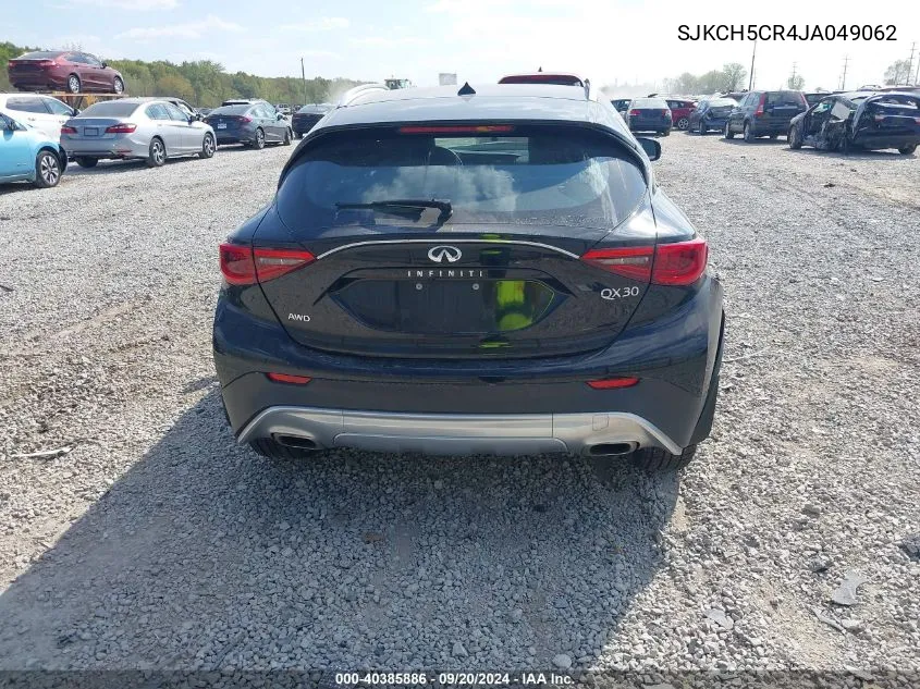 2018 Infiniti Qx30 Premium VIN: SJKCH5CR4JA049062 Lot: 40385886