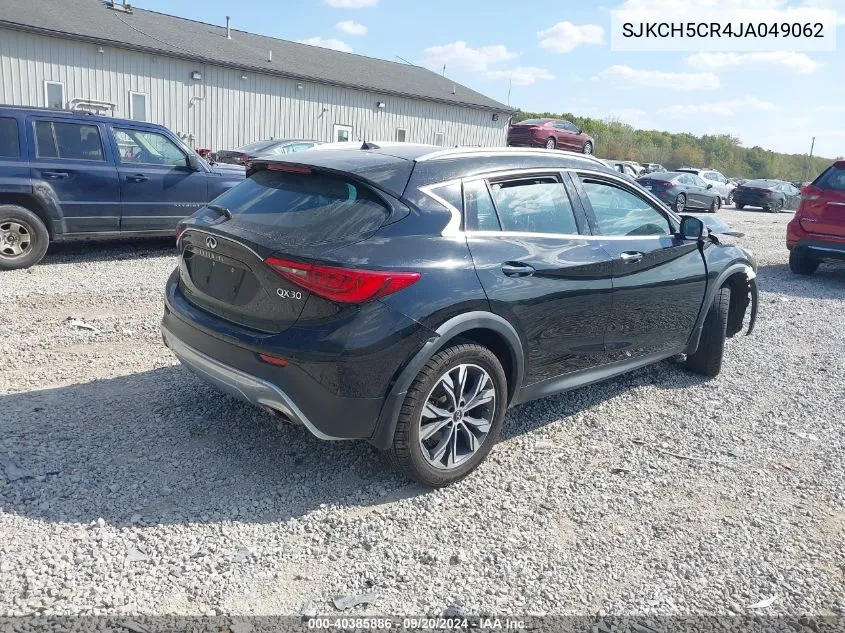 2018 Infiniti Qx30 Premium VIN: SJKCH5CR4JA049062 Lot: 40385886