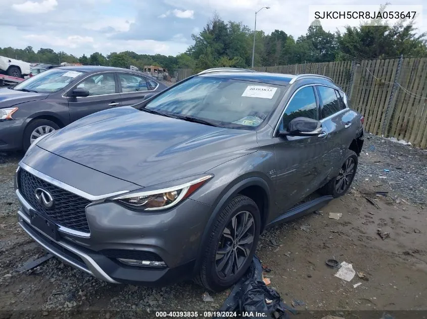 2018 Infiniti Qx30 Premium VIN: SJKCH5CR8JA053647 Lot: 40393835