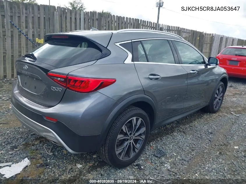 2018 Infiniti Qx30 Premium VIN: SJKCH5CR8JA053647 Lot: 40393835