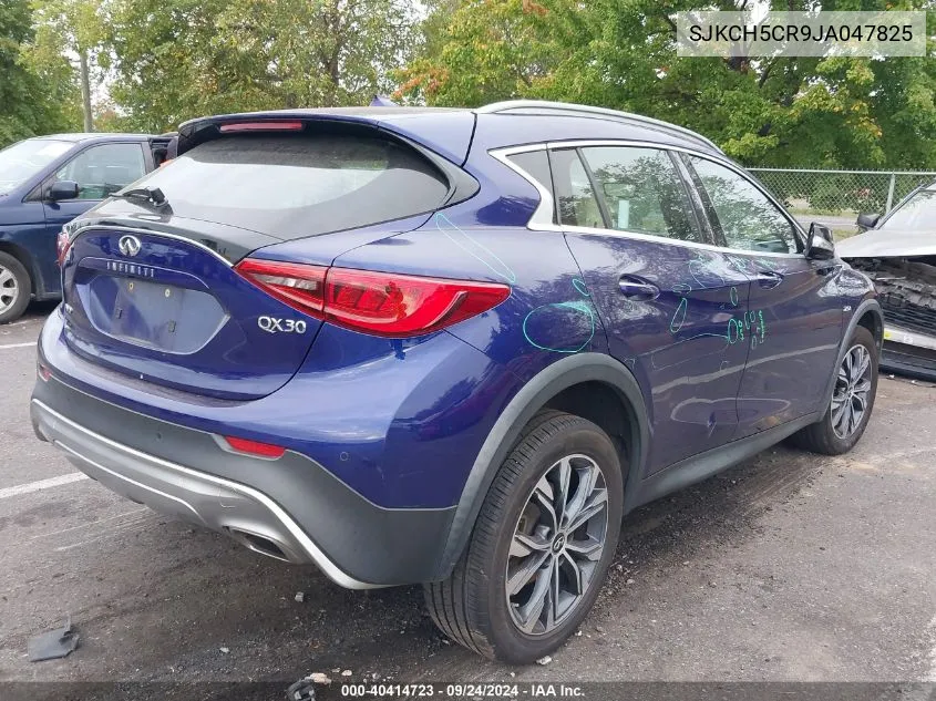 2018 Infiniti Qx30 Luxury/Premium/Sport VIN: SJKCH5CR9JA047825 Lot: 40414723