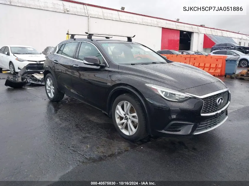 2018 Infiniti Qx30 Luxury VIN: SJKCH5CP7JA051886 Lot: 40575830