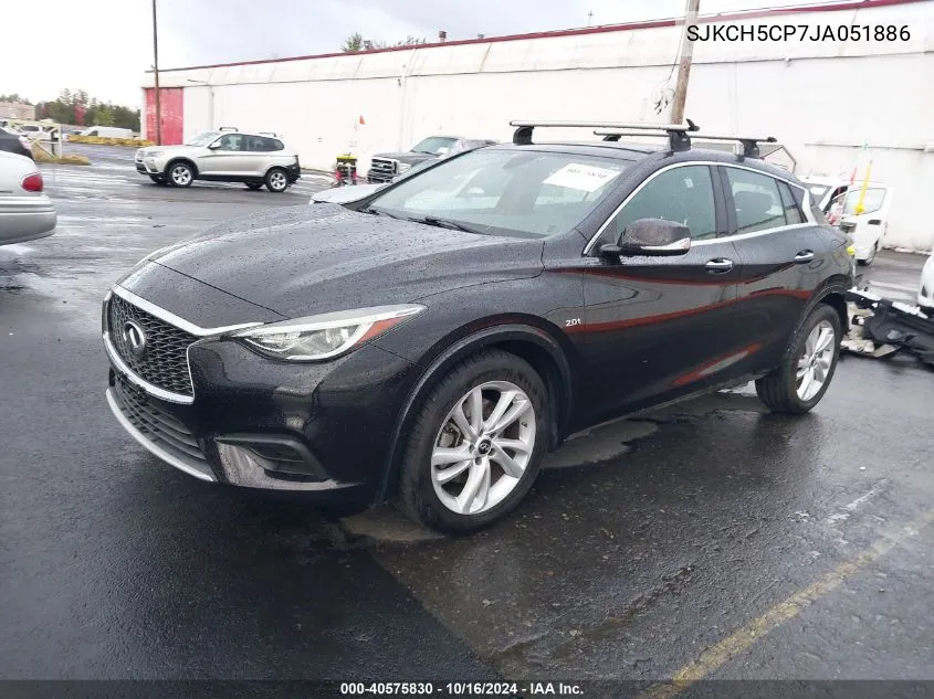 2018 Infiniti Qx30 Luxury VIN: SJKCH5CP7JA051886 Lot: 40575830