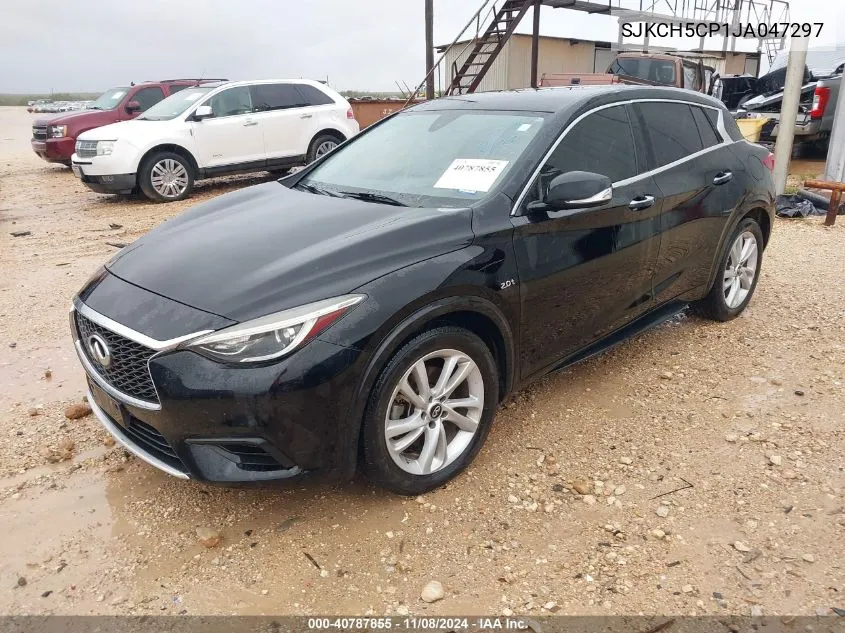 2018 Infiniti Qx30 Luxury VIN: SJKCH5CP1JA047297 Lot: 40787855