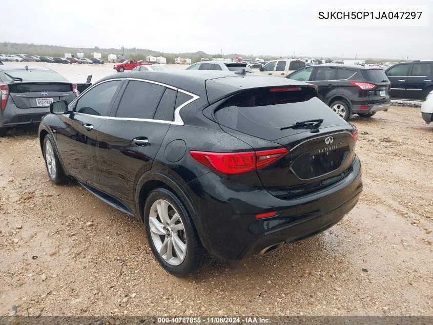 2018 Infiniti Qx30 Luxury VIN: SJKCH5CP1JA047297 Lot: 40787855