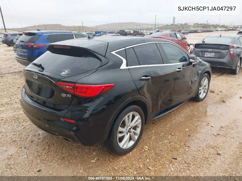 2018 Infiniti Qx30 Luxury VIN: SJKCH5CP1JA047297 Lot: 40787855