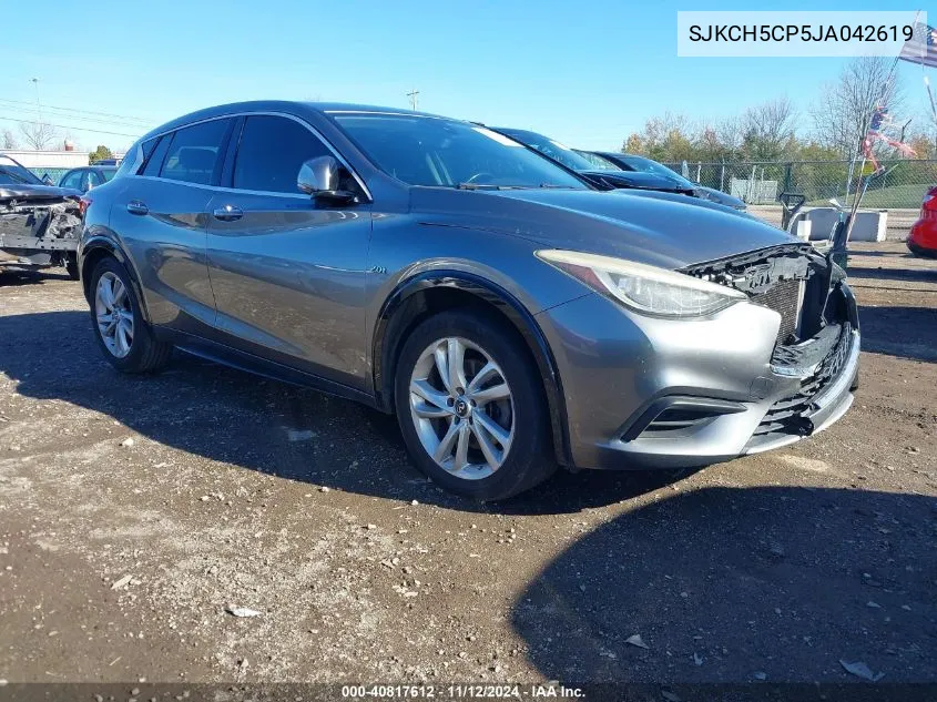 2018 Infiniti Qx30 VIN: SJKCH5CP5JA042619 Lot: 40817612