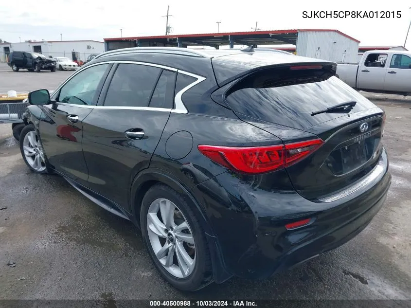 2019 Infiniti Qx30 Luxe VIN: SJKCH5CP8KA012015 Lot: 40500988