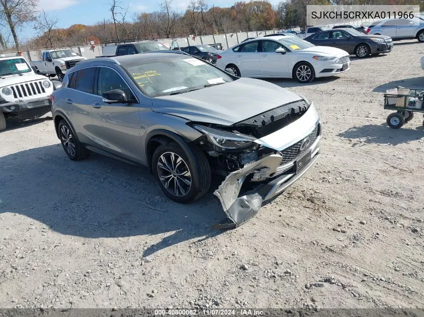 2019 Infiniti Qx30 Luxe VIN: SJKCH5CRXKA011966 Lot: 40800082