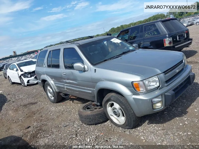 1999 Infiniti Qx4 VIN: JNRARO7YXXXWO6672 Lot: 40379991