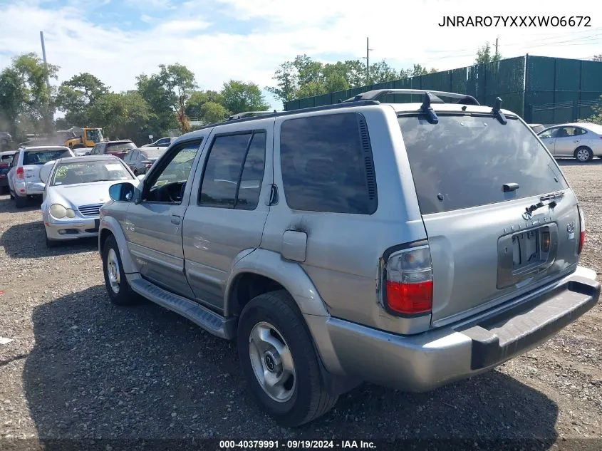 1999 Infiniti Qx4 VIN: JNRARO7YXXXWO6672 Lot: 40379991