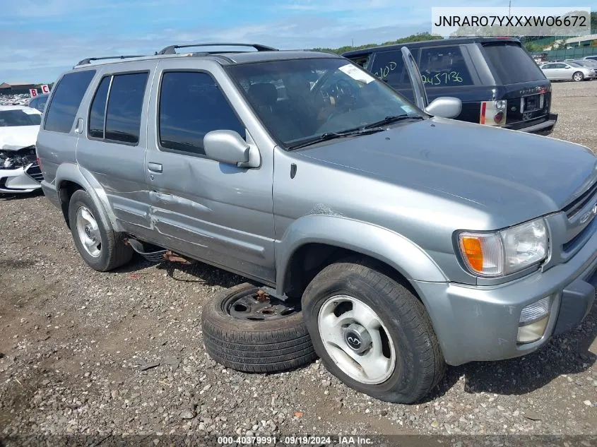 1999 Infiniti Qx4 VIN: JNRARO7YXXXWO6672 Lot: 40379991