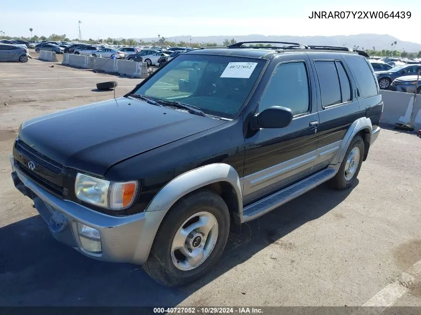 1999 Infiniti Qx4 Luxury VIN: JNRAR07Y2XW064439 Lot: 40727052