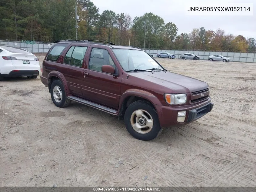 1999 Infiniti Qx4 Luxury VIN: JNRAR05Y9XW052114 Lot: 40761005