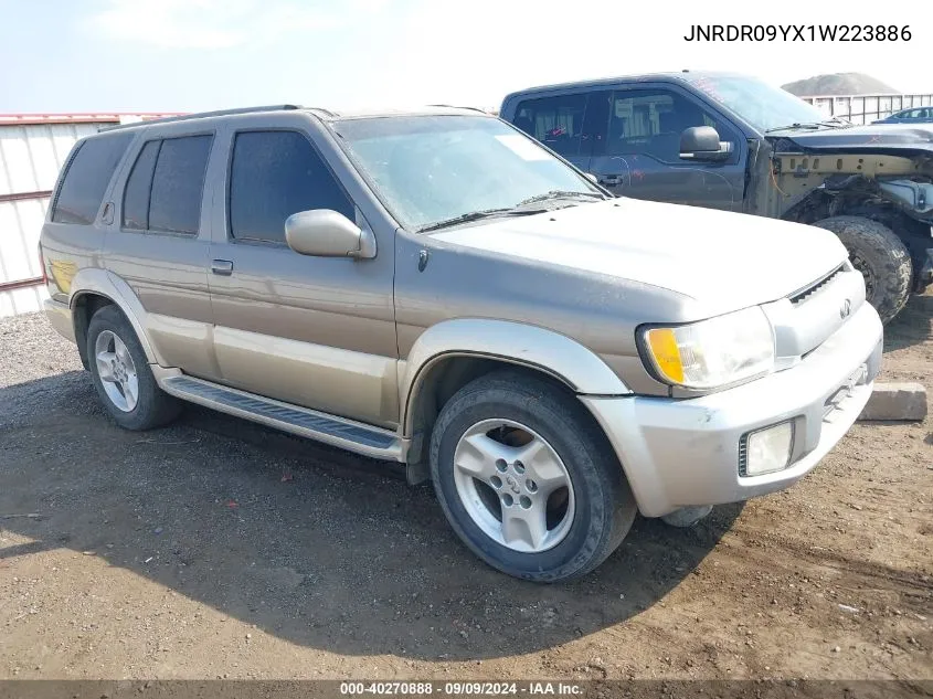 2001 Infiniti Qx4 Luxury VIN: JNRDR09YX1W223886 Lot: 40270888