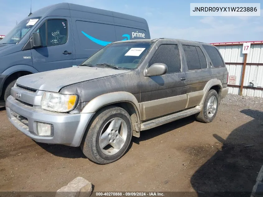 2001 Infiniti Qx4 Luxury VIN: JNRDR09YX1W223886 Lot: 40270888