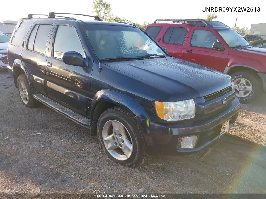 2002 Infiniti Qx4 Luxury VIN: JNRDR09YX2W2613 Lot: 40428350