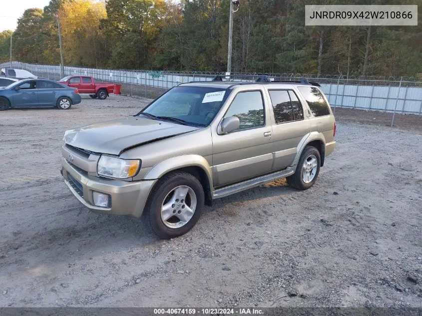 2002 Infiniti Qx4 Luxury VIN: JNRDR09X42W210866 Lot: 40674159