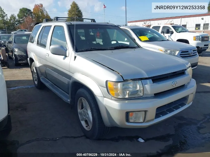 2002 Infiniti Qx4 Luxury VIN: JNRDR09Y12W253358 Lot: 40756229