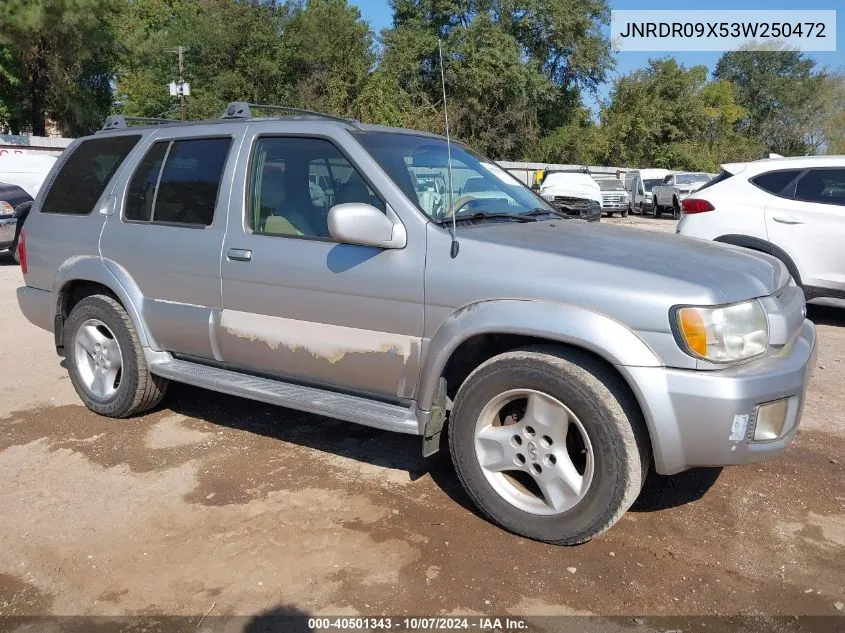 2003 Infiniti Qx4 Luxury VIN: JNRDR09X53W250472 Lot: 40501343