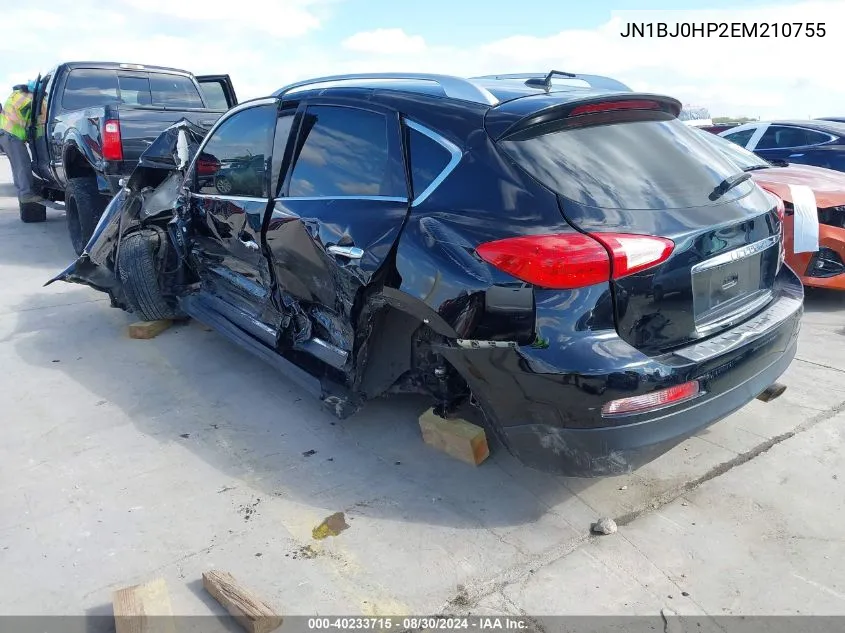 2014 Infiniti Qx50 Journey VIN: JN1BJ0HP2EM210755 Lot: 40233715