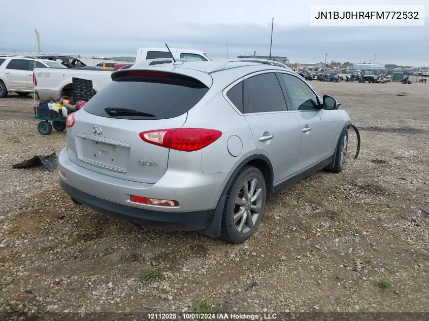 2015 Infiniti Qx50 VIN: JN1BJ0HR4FM772532 Lot: 12112025