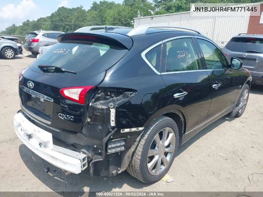 2015 Infiniti Qx50 Journey VIN: JN1BJ0HR4FM771445 Lot: 40021324