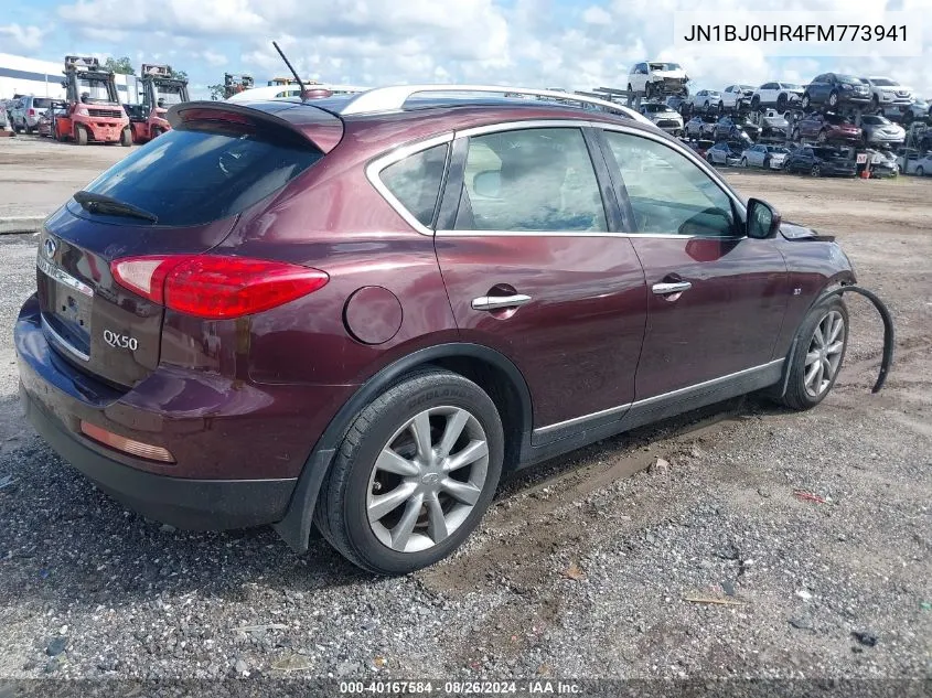 2015 Infiniti Qx50 Journey VIN: JN1BJ0HR4FM773941 Lot: 40167584