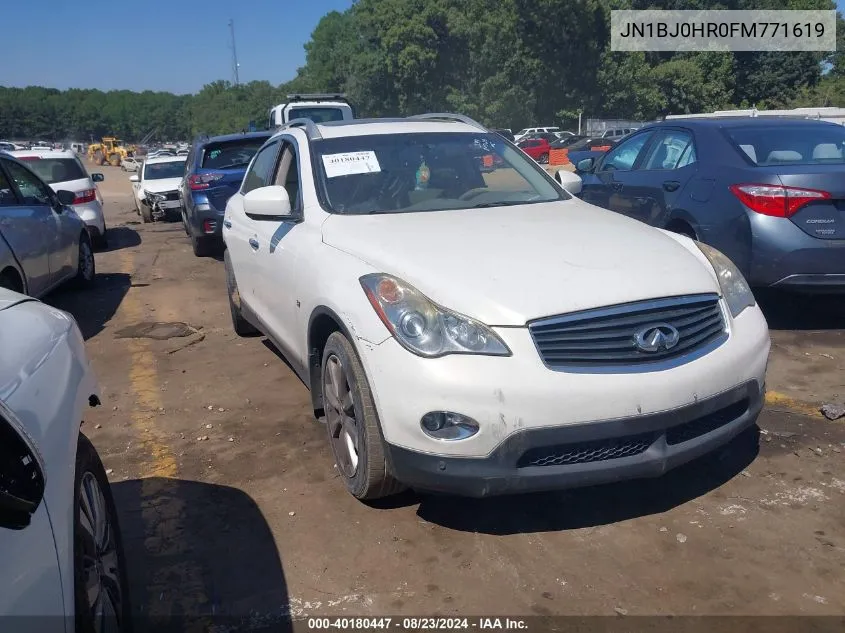 2015 Infiniti Qx50 Journey VIN: JN1BJ0HR0FM771619 Lot: 40180447