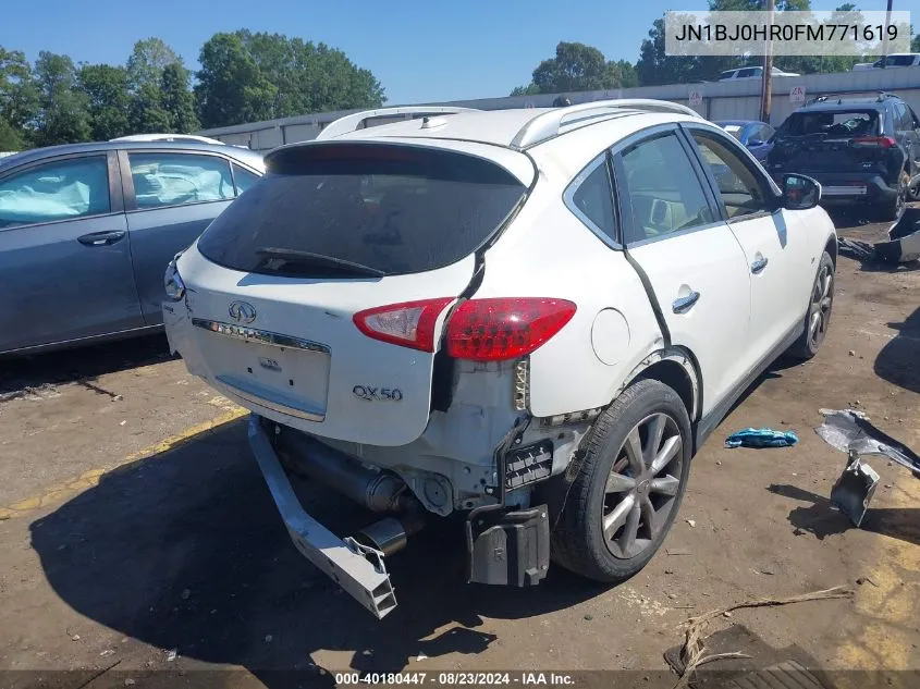 2015 Infiniti Qx50 Journey VIN: JN1BJ0HR0FM771619 Lot: 40180447