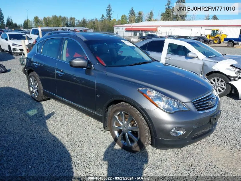 2015 Infiniti Qx50 Journey VIN: JN1BJ0HR2FM771010 Lot: 40400322