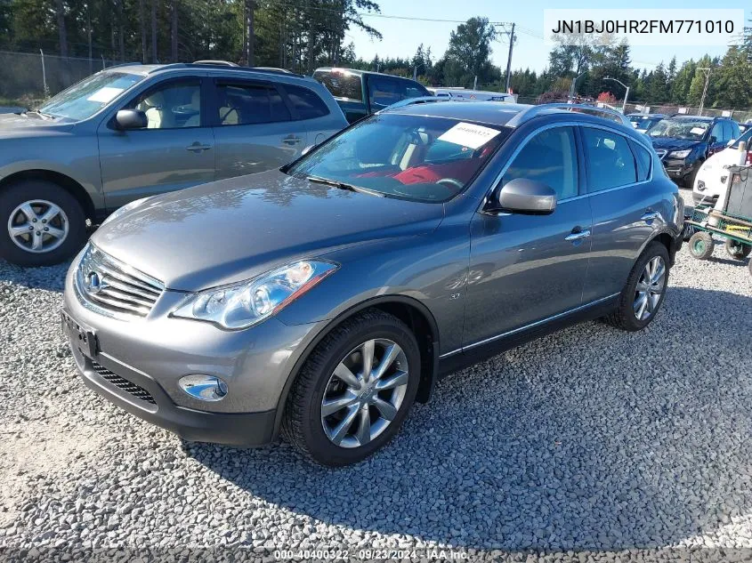 2015 Infiniti Qx50 Journey VIN: JN1BJ0HR2FM771010 Lot: 40400322