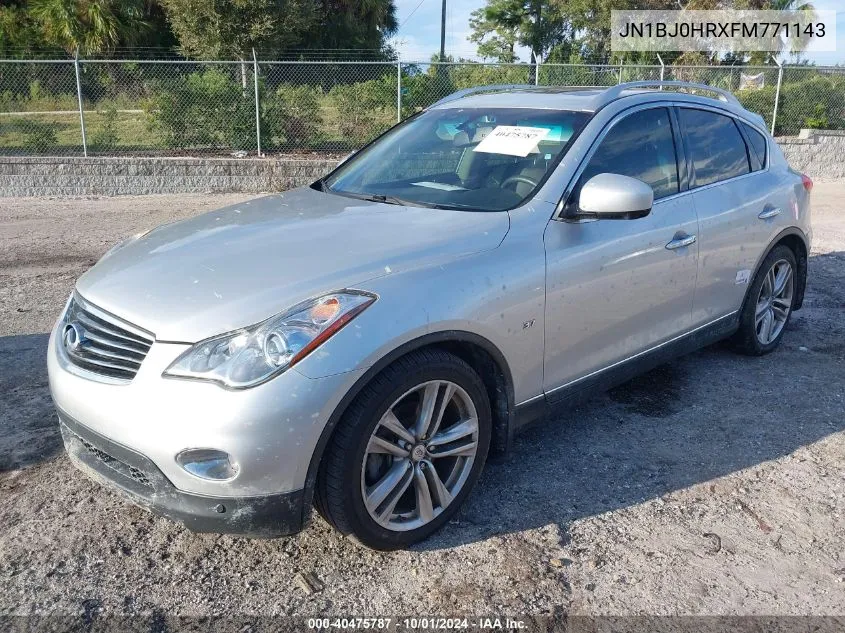 2015 Infiniti Qx50 Journey VIN: JN1BJ0HRXFM771143 Lot: 40475787