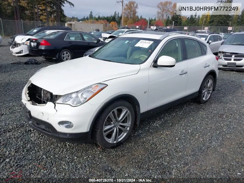 2015 Infiniti Qx50 Journey VIN: JN1BJ0HR9FM772249 Lot: 40726370