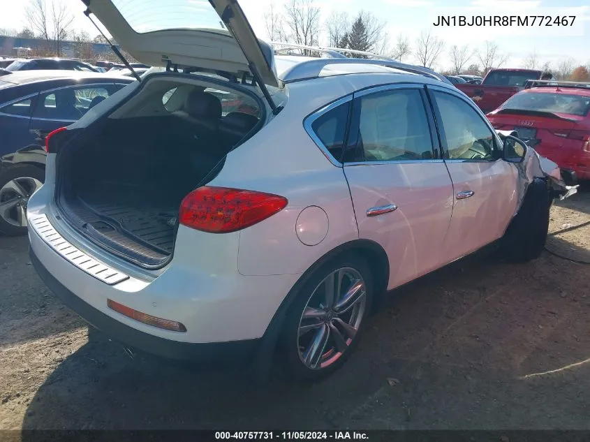 2015 Infiniti Qx50 Journey VIN: JN1BJ0HR8FM772467 Lot: 40757731