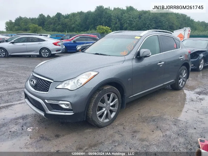 2016 Infiniti Qx50 VIN: JN1BJ0RR8GM261745 Lot: 12056991