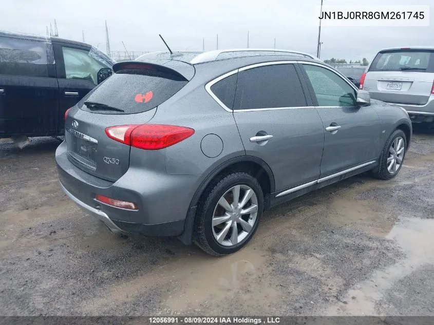 2016 Infiniti Qx50 VIN: JN1BJ0RR8GM261745 Lot: 12056991