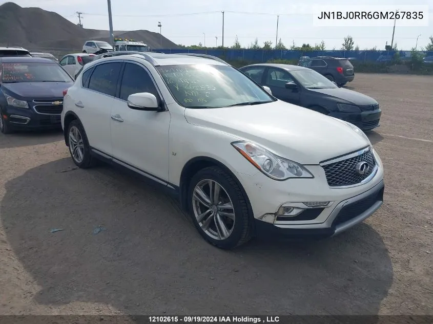 JN1BJ0RR6GM267835 2016 Infiniti Qx50