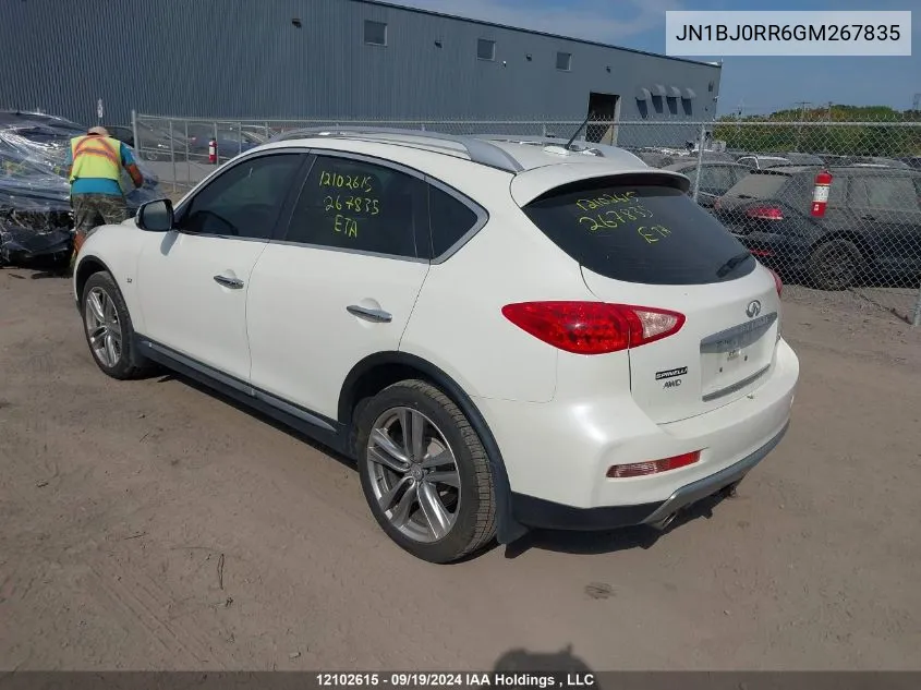 JN1BJ0RR6GM267835 2016 Infiniti Qx50