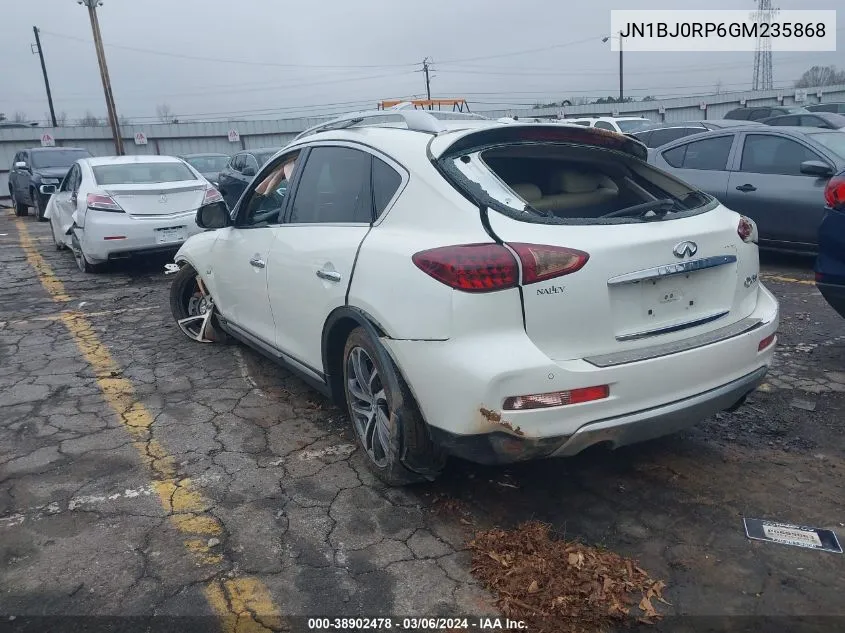 JN1BJ0RP6GM235868 2016 Infiniti Qx50