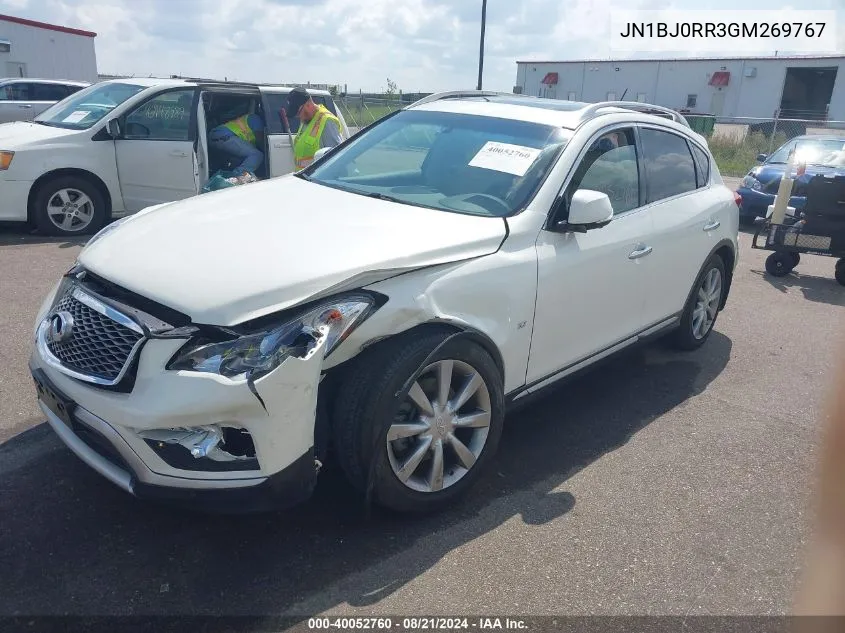 2016 Infiniti Qx50 VIN: JN1BJ0RR3GM269767 Lot: 40052760