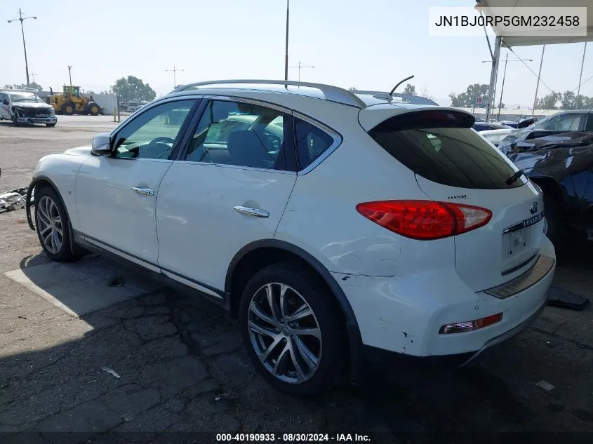 JN1BJ0RP5GM232458 2016 Infiniti Qx50