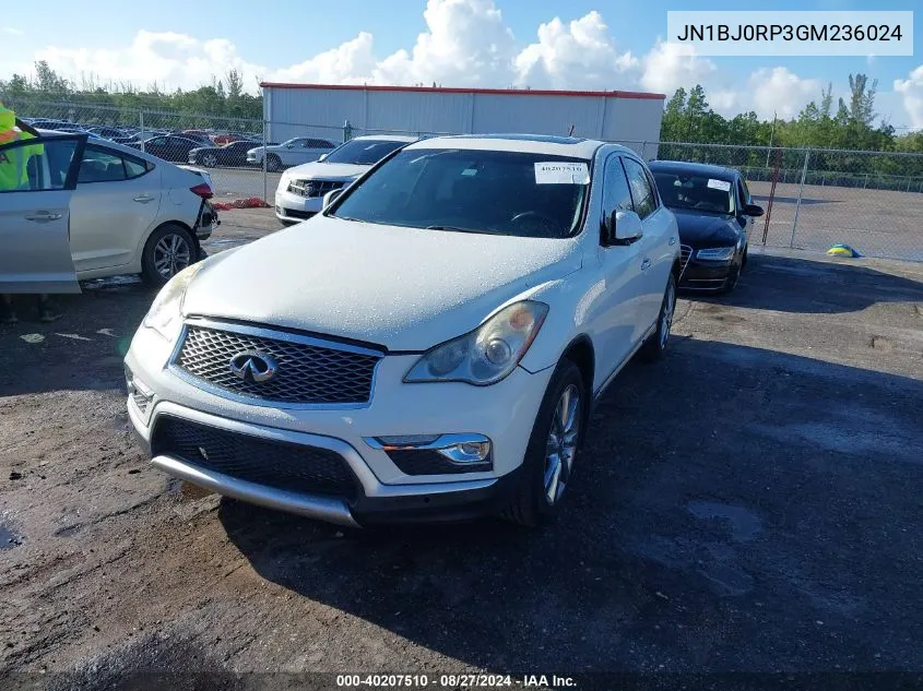 JN1BJ0RP3GM236024 2016 Infiniti Qx50