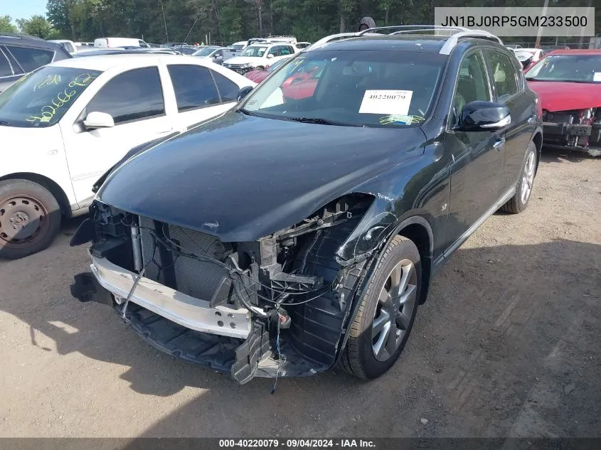 JN1BJ0RP5GM233500 2016 Infiniti Qx50