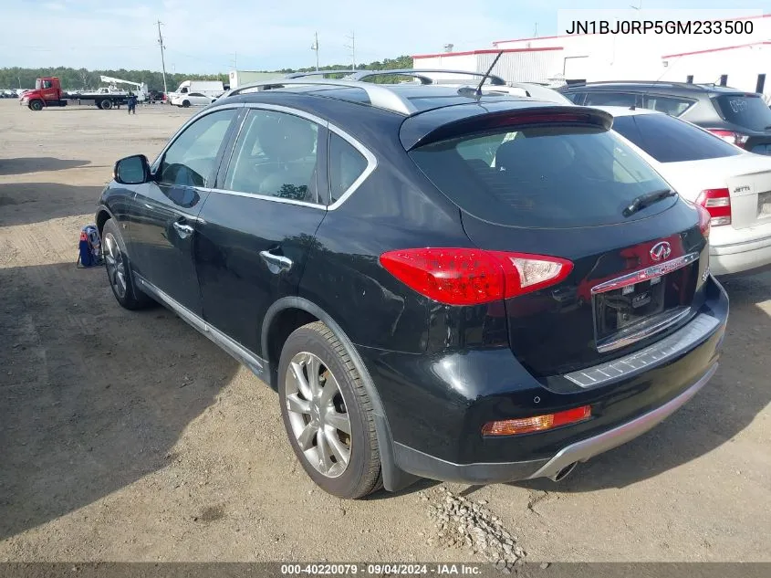 JN1BJ0RP5GM233500 2016 Infiniti Qx50