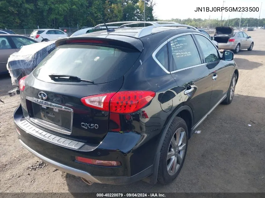 2016 Infiniti Qx50 VIN: JN1BJ0RP5GM233500 Lot: 40220079