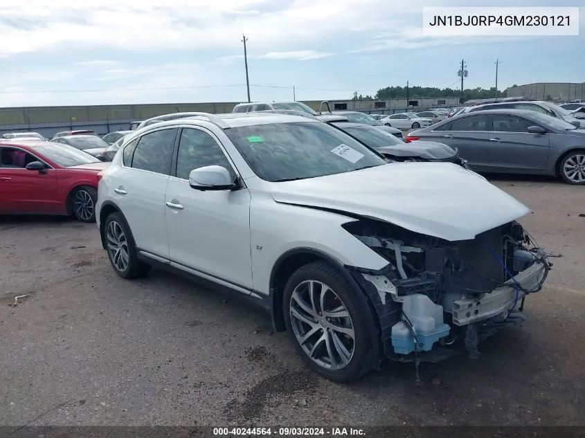 2016 Infiniti Qx50 VIN: JN1BJ0RP4GM230121 Lot: 40244564