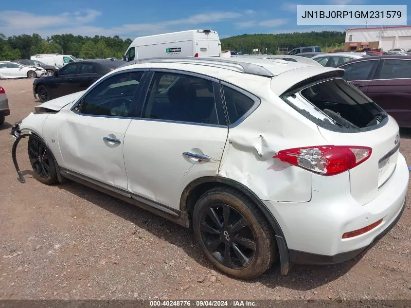 JN1BJ0RP1GM231579 2016 Infiniti Qx50