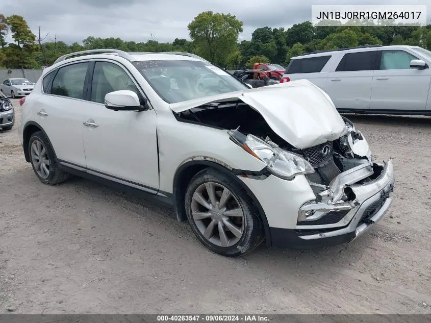 2016 Infiniti Qx50 VIN: JN1BJ0RR1GM264017 Lot: 40263547